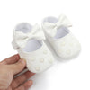 Classic Bow Baby Girl First Walker Shoes with Anti-Slip Sole