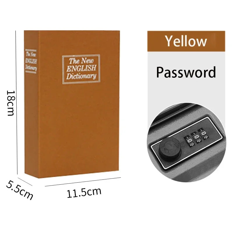 Book-Style Hidden Safe with Combination Lock