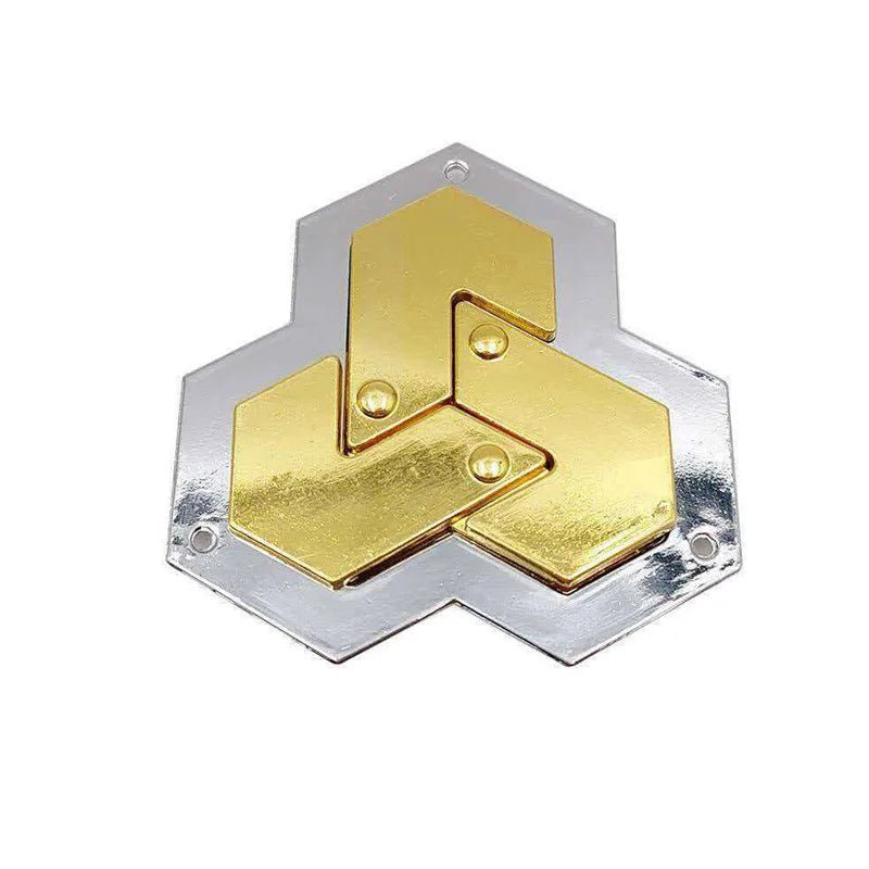 Metal Brain Teaser Puzzle Set - IQ Challenge for Kids and Adults