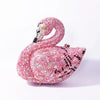 Swan Shaped Crystal Evening Clutch with Rhinestone Accents