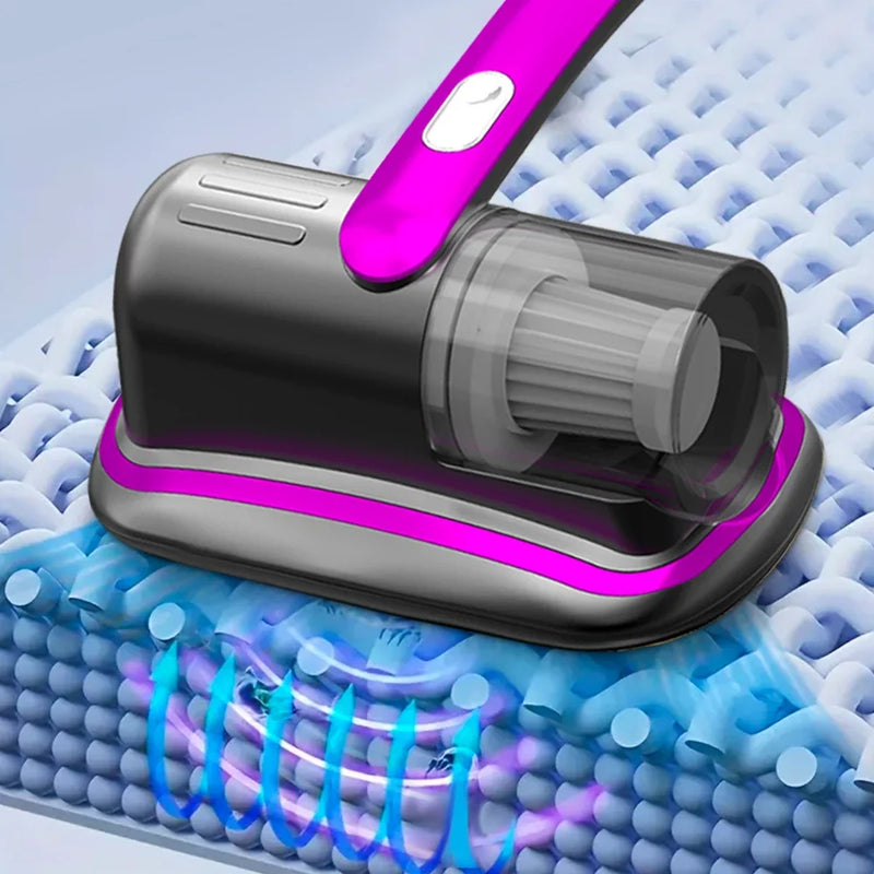 Aspiradora de Colchón Inalámbrica de Mano con Luz UV-C y Filtro HEPA