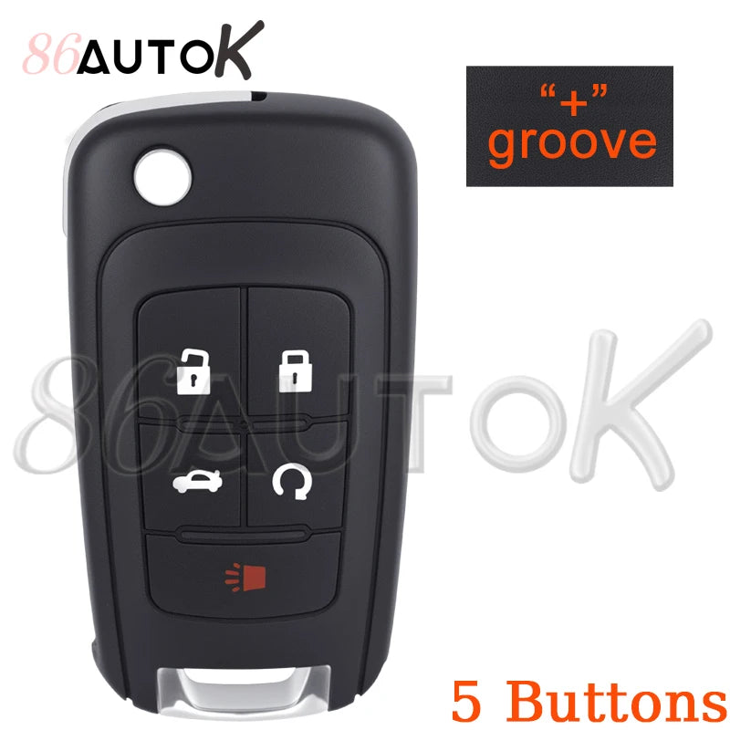 Replacement Car Key Shell Case for Buick, Chevrolet, and Opel