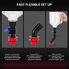 18-Piece Universal Engine Oil Funnel Kit with Magnetic Storage