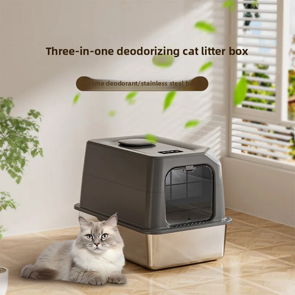 Automatic Self-Cleaning Cat Litter Box
