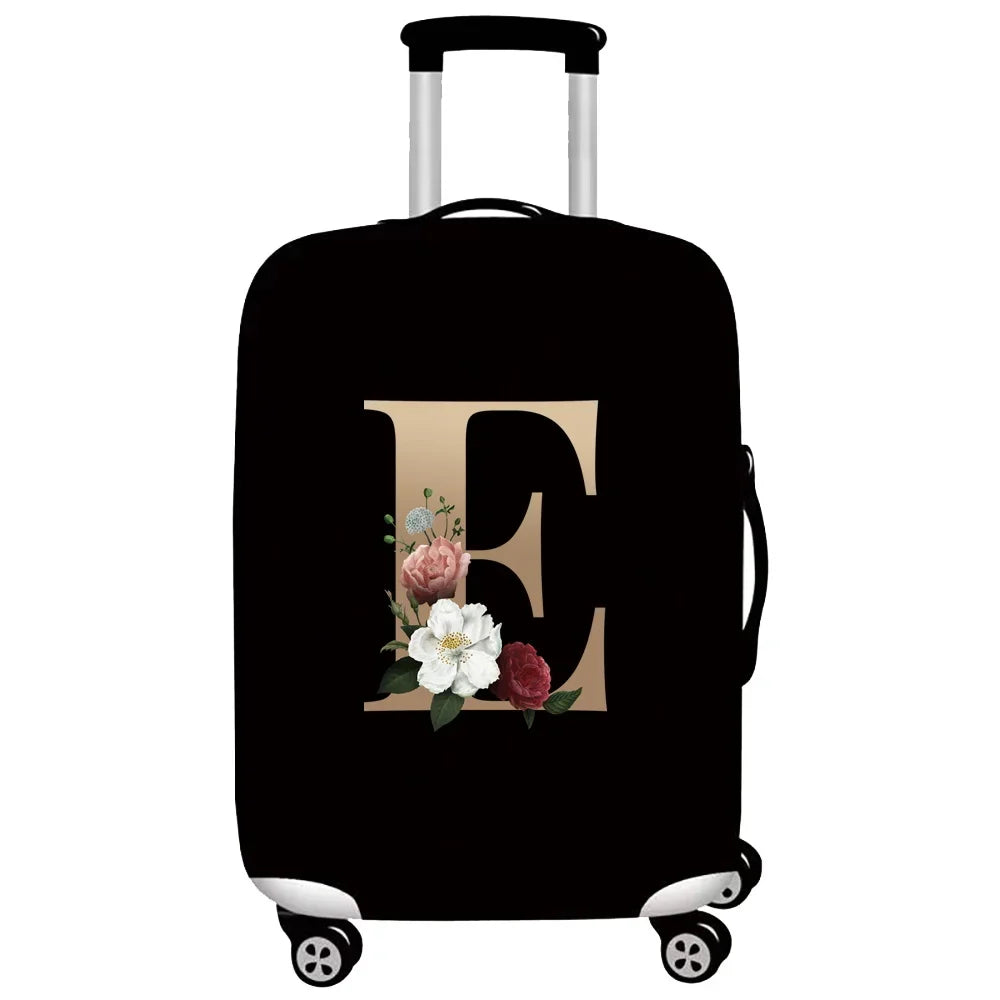 Gold Letter Series Elastic Luggage Cover