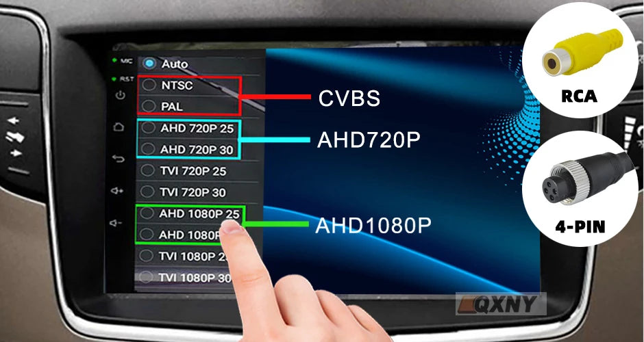 HD Backup Camera with 170° Wide View