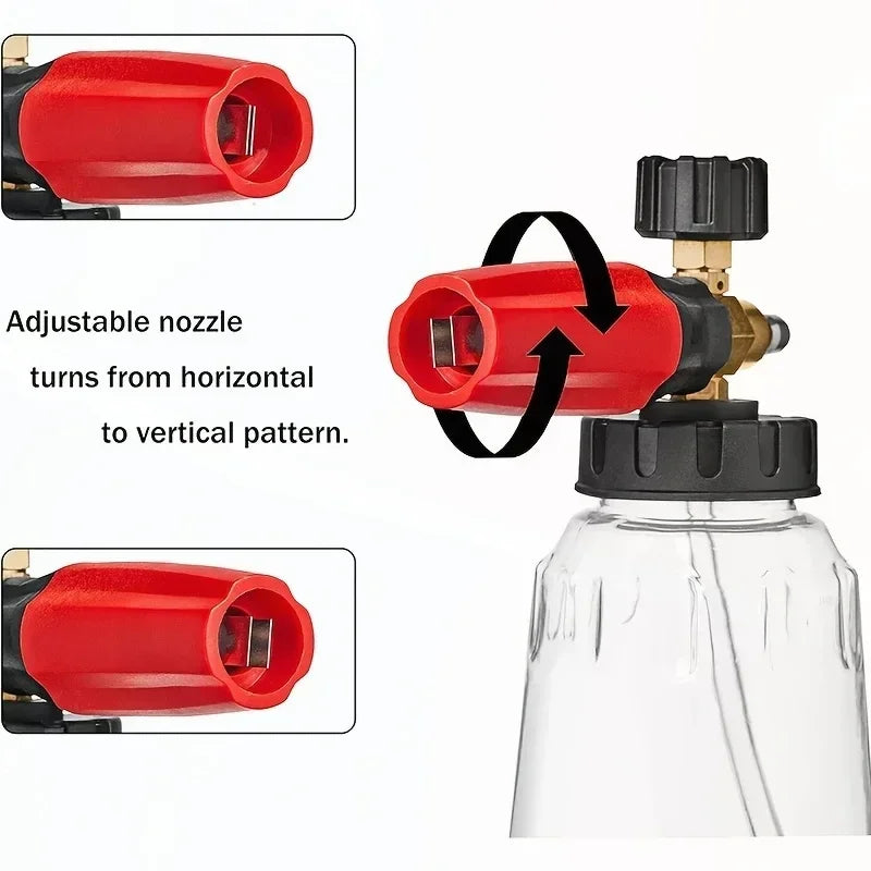 Adjustable Snow Foam Cannon for Pressure Washers