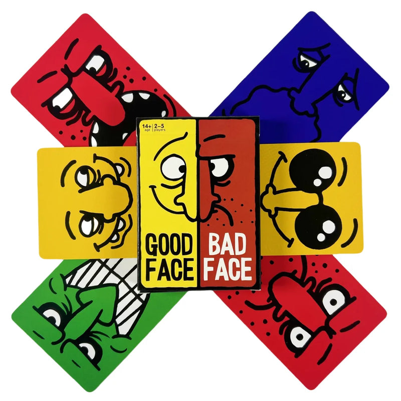 Good Face Bad Face Card Game