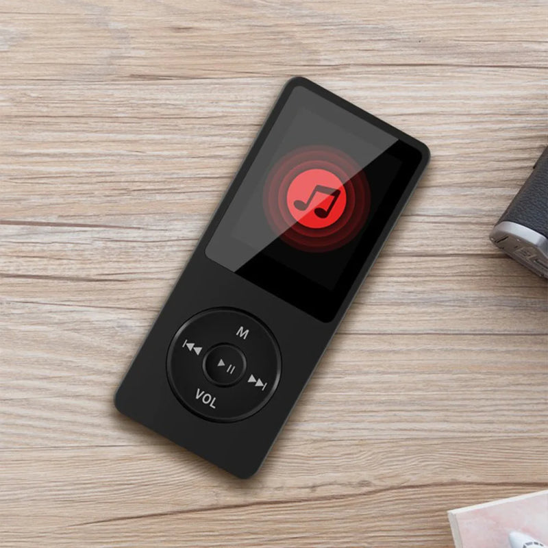 Compact MP3 Player with LCD Screen and FM Radio