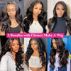 Tresses Brésiliennes Body Wave avec Closure