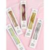 Spiral Birthday Cake Candles, Set of 6 Long Thin Decorative Candles for Cakes and Desserts