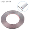 Roll of chrome car door edge guard trim strip with a 6mm thickness.