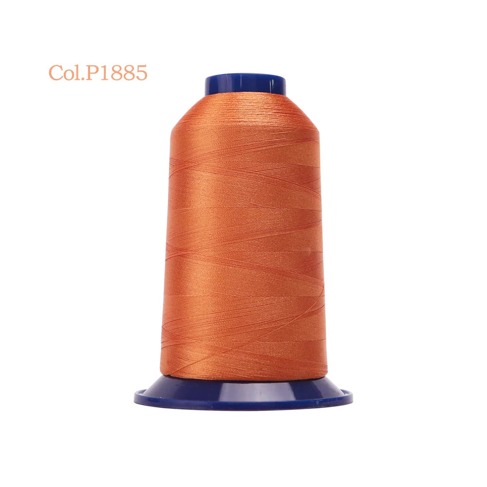 High-Tenacity Polyester Embroidery Thread (120D/2, 40wt) for Home & Industrial Machines