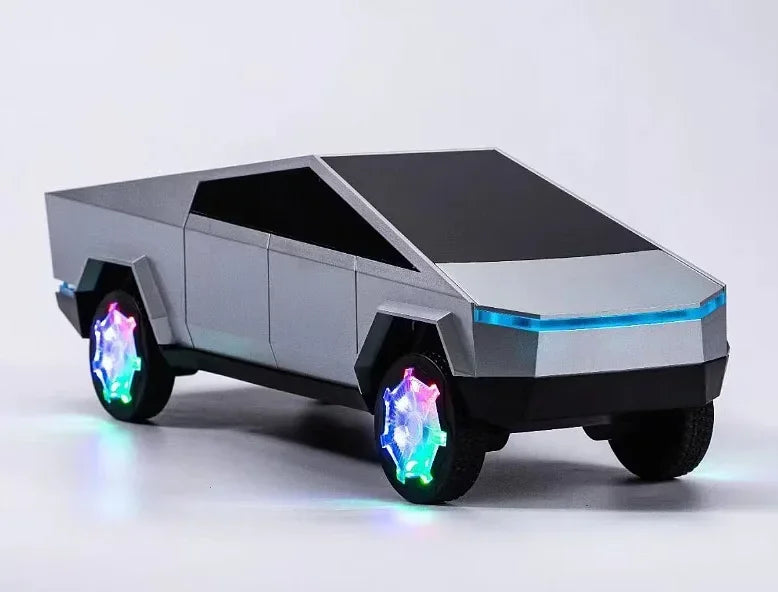 Cybertruck-Inspired Bluetooth Speaker with Wireless Charging