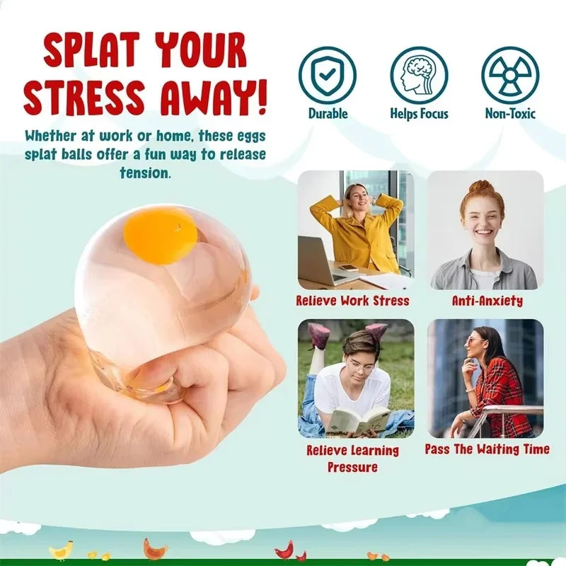 Funky Squishy Stress Relief Balls