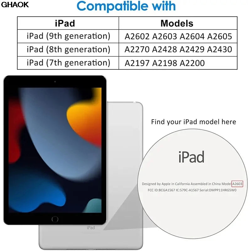 Tempered Glass Screen Protector for iPad 10.2-Inch (9th, 8th, 7th Generation)