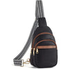 PU Leather Crossbody Sling Bag with Adjustable Strap