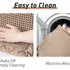 Waffle Textured Quick-Dry Bath Mat with Non-Slip Backing