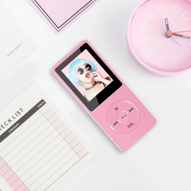 Compact MP3 Player with LCD Screen and FM Radio