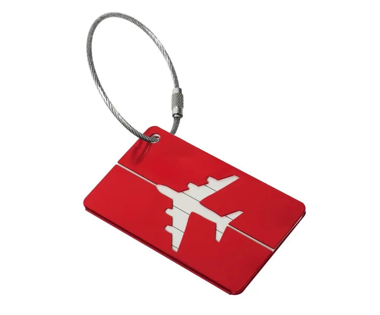 Aircraft-Grade Aluminum Luggage Tag with ID Card Slot