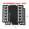 Two black clothes folding boards, 48x40cm each, designed for kids.