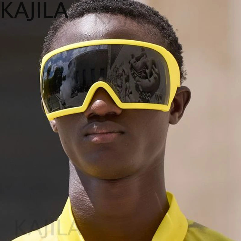 Oversized Shield Sunglasses