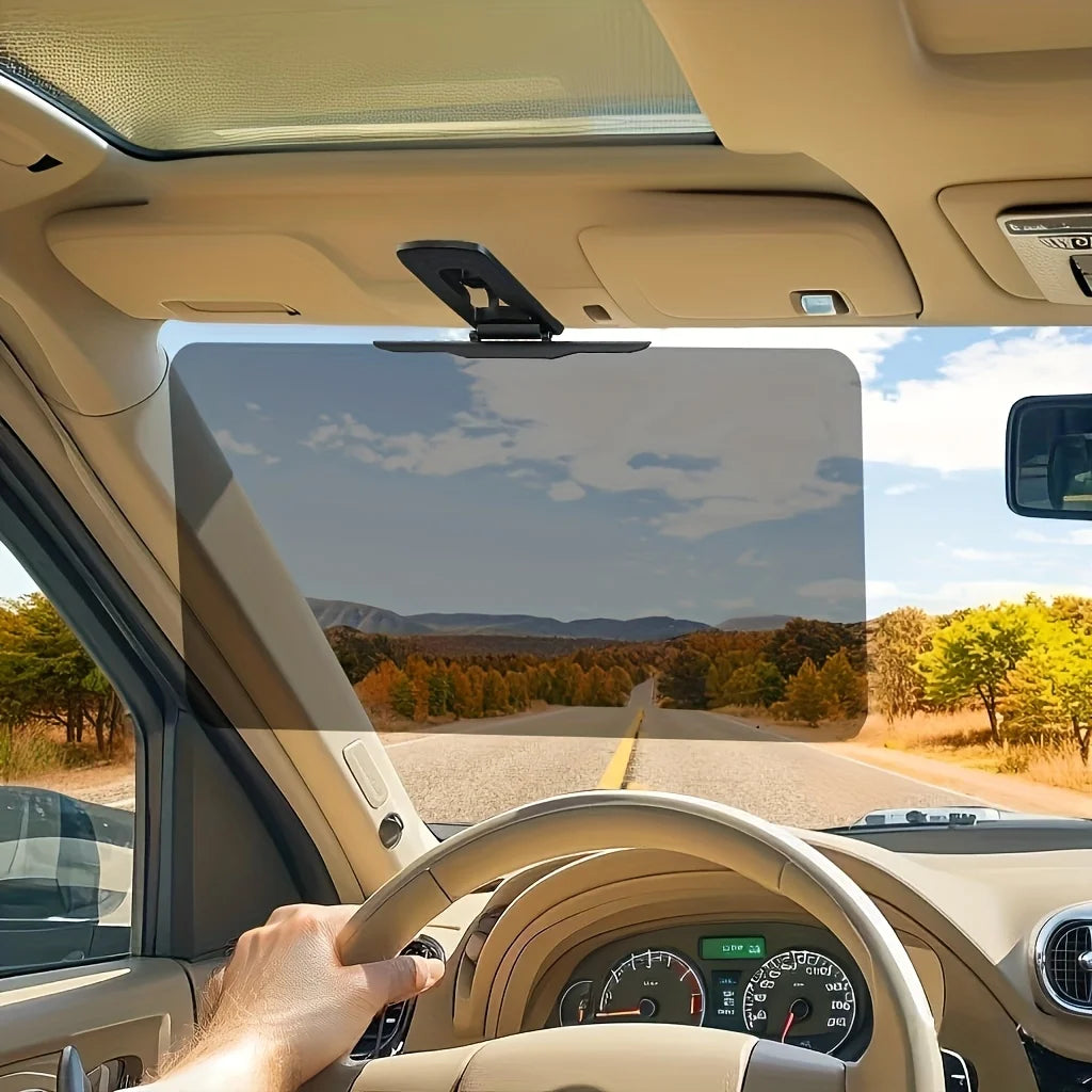 Car Sunshade Glasses – Anti-Glare Day & Night Driving Visor