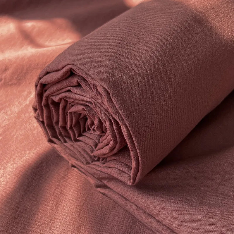 Organic Cotton Percale Bed Sheet Set with Pillowcases