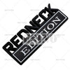 Redneck Edition 3D Chrome Emblem Decal