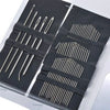 Stainless Steel Big Eye Sewing Needle Set (55 Pieces)