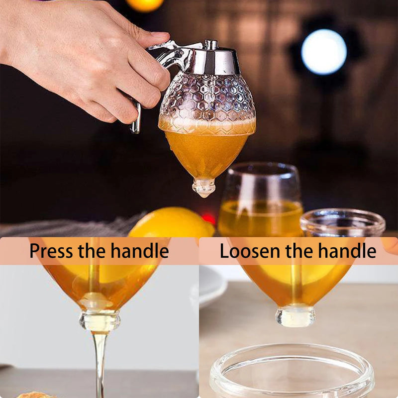 200 ml No-Drip Honey Dispenser with Stand