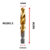 Metric Thread Tap Set - Titanium Coated HSS Drill Bits