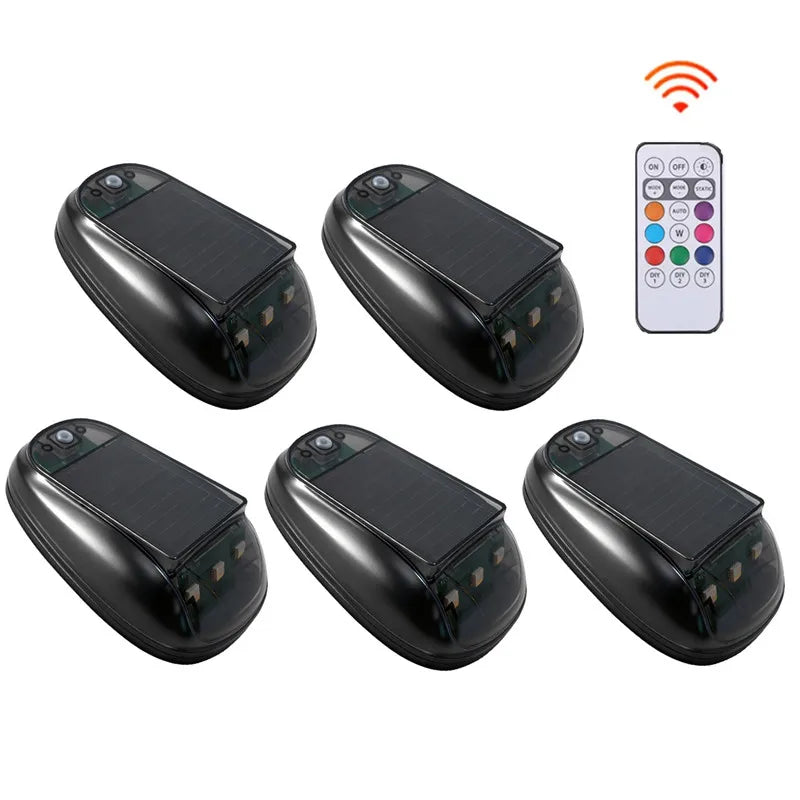 Solar-Powered RGB Strobe Light for Trucks and SUVs (5-Pack)