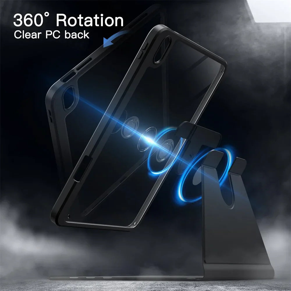 Premium Multi-Angle Stand Case for iPad with Pencil Holder