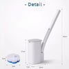 Disposable Toilet Brush Set with Replaceable Heads