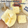 Jumbo Cheese Cube Squishy Fidget Toy