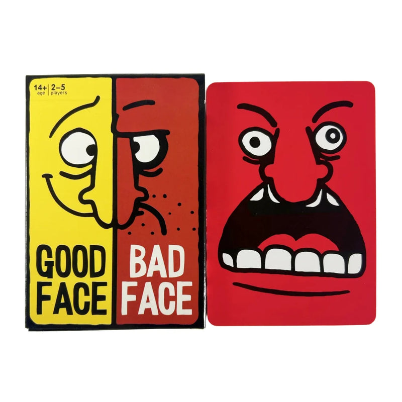Good Face Bad Face Card Game