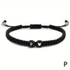 Personalized Alphabet Heart Bracelet