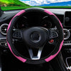 PU Carbon Fiber Steering Wheel Cover
