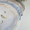 Embroidered Cotton-Linen Placemat Set – Elegant French Lace Table Decor