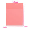 Clear Self-Adhesive Sticky Notes Pack of 50