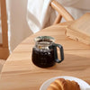 16oz Borosilicate Glass Coffee Mug with Lid