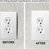 Durable ABS Wall Light Switch Cover Plate