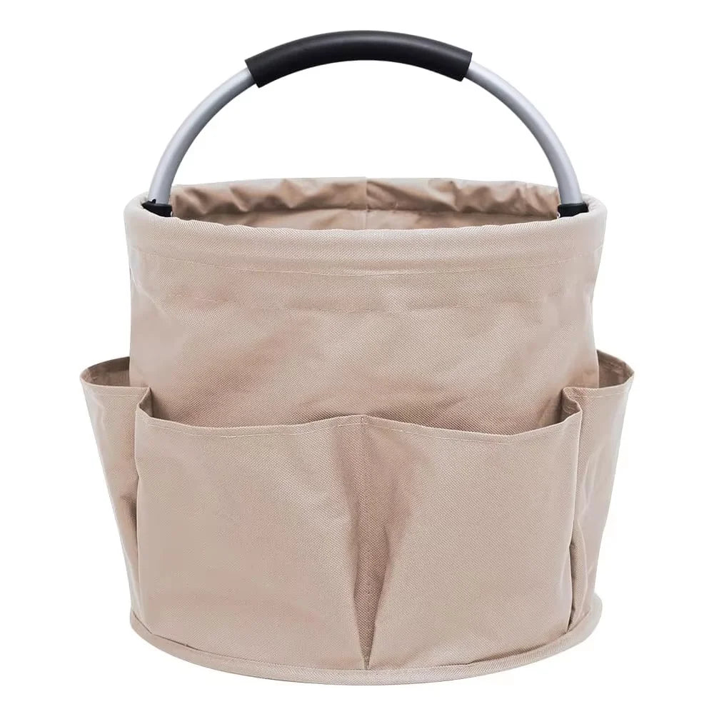Foldable 17L Storage Organizer Basket with Carry Handle