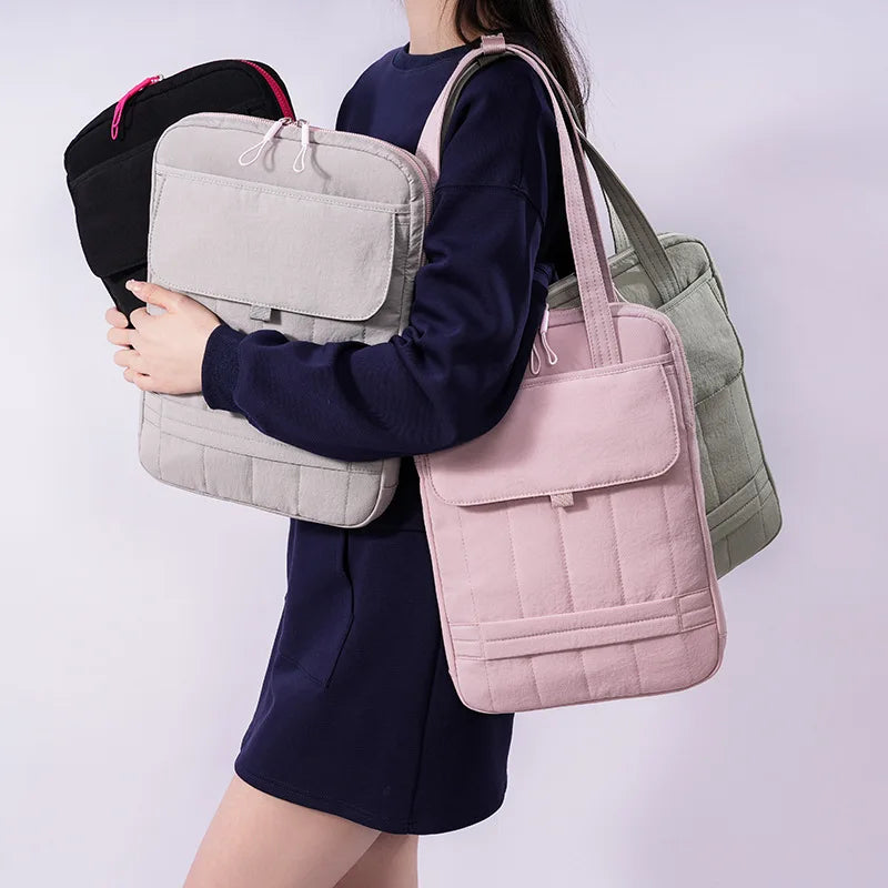 Geräumige Nylon-Laptop-Tasche