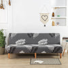 Stretchable Sofa Cover with Geometric Pattern for Futon Seats