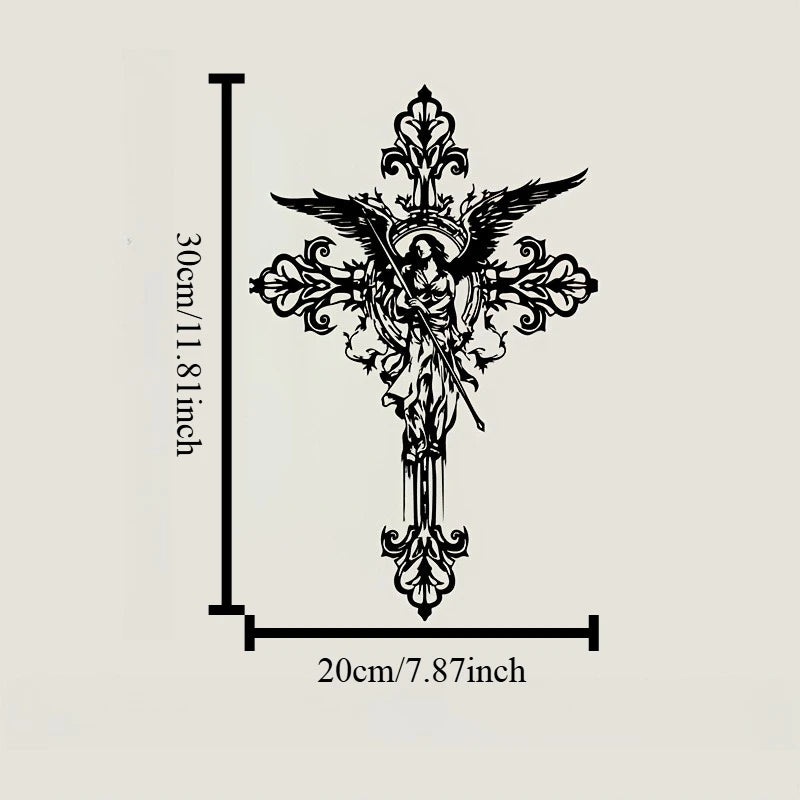 Elegant Metal Cross Wall Art for Home and Office
