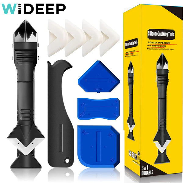 9-Piece Silicone Caulk Finishing & Grout Smoothing Tool Kit