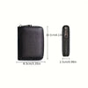 Slim RFID Blocking Card Holder Wallet with Zipper Coin Pocket