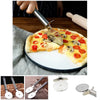 Stainless Steel Pizza Cutter with Finger Guard